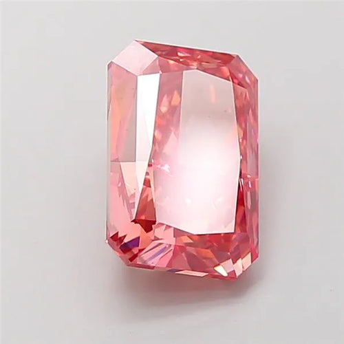 3.98ct Radiant Lab Grown Diamond (Colour Fancy Vivid Pink, Clarity VS2, IGI Certified)