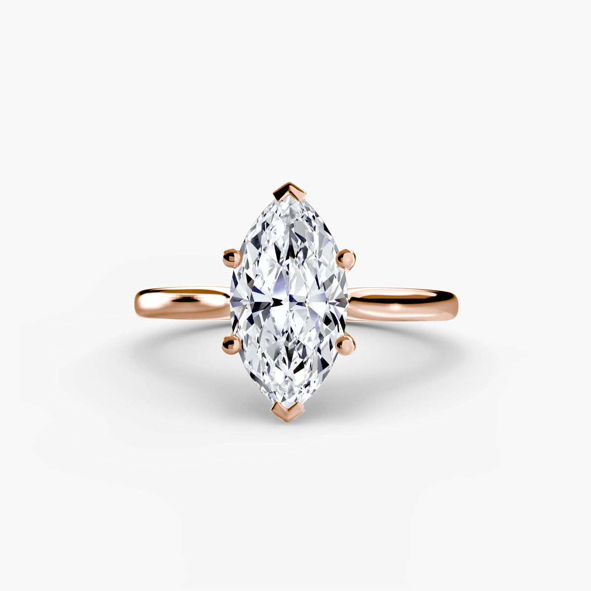 Solitaire Engagement Ring – The Amélie