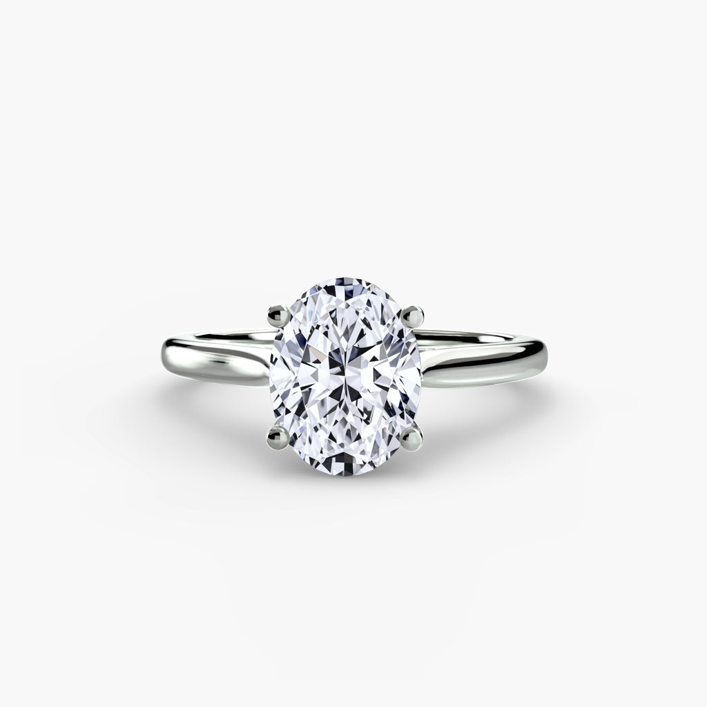 Solitaire Engagement Ring – The Amélie
