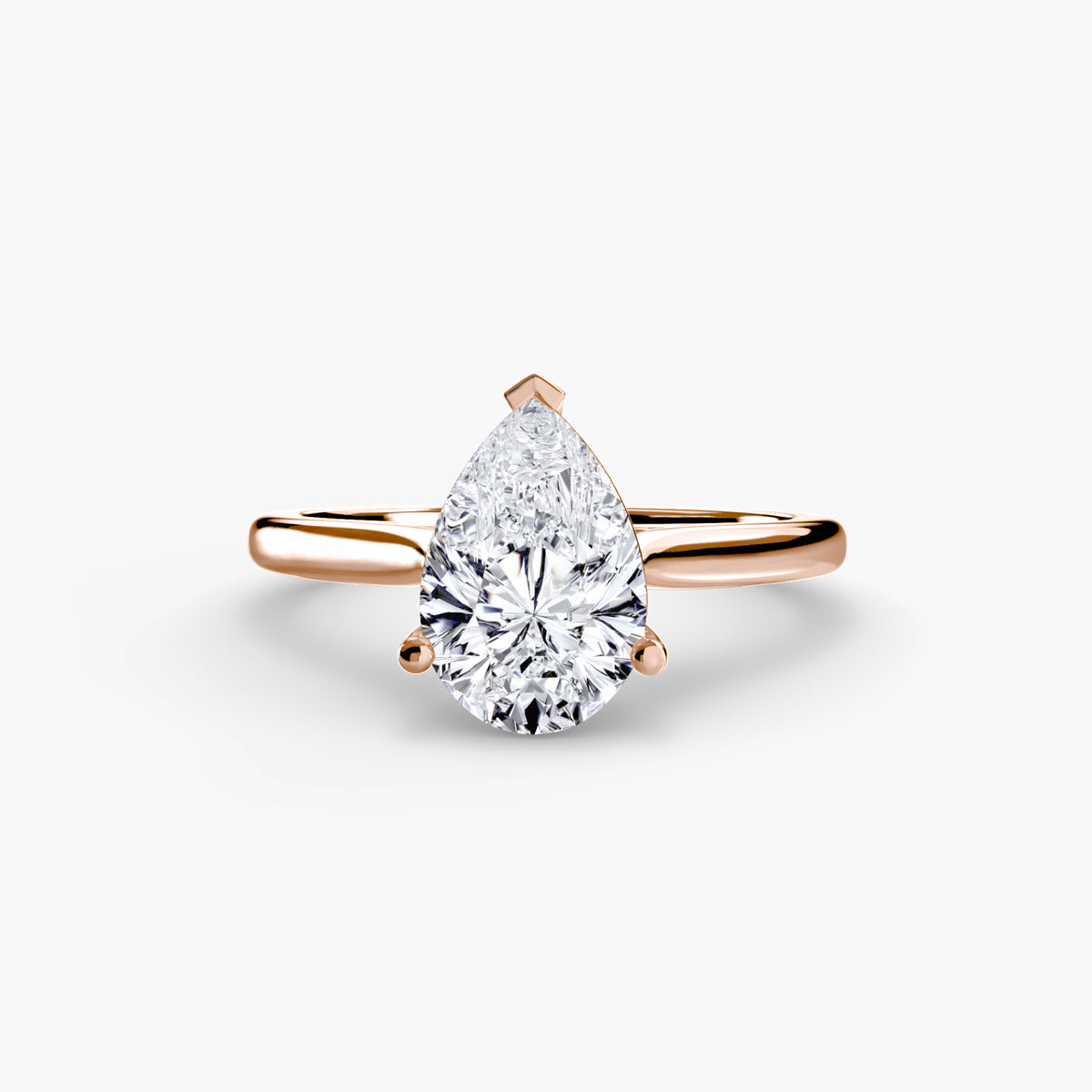 Solitaire Engagement Ring – The Amélie