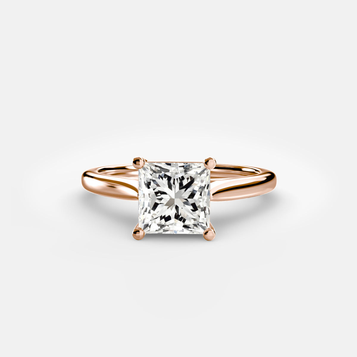 Solitaire Engagement Ring – The Amélie