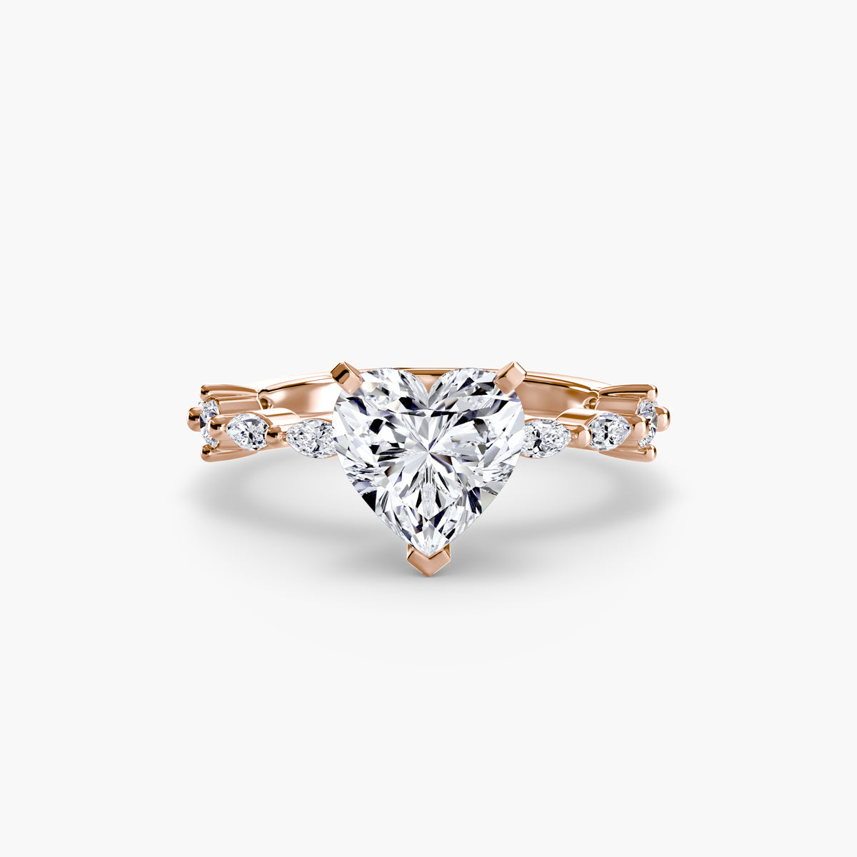 Eternity-Style Pavé Engagement Ring – The Colette