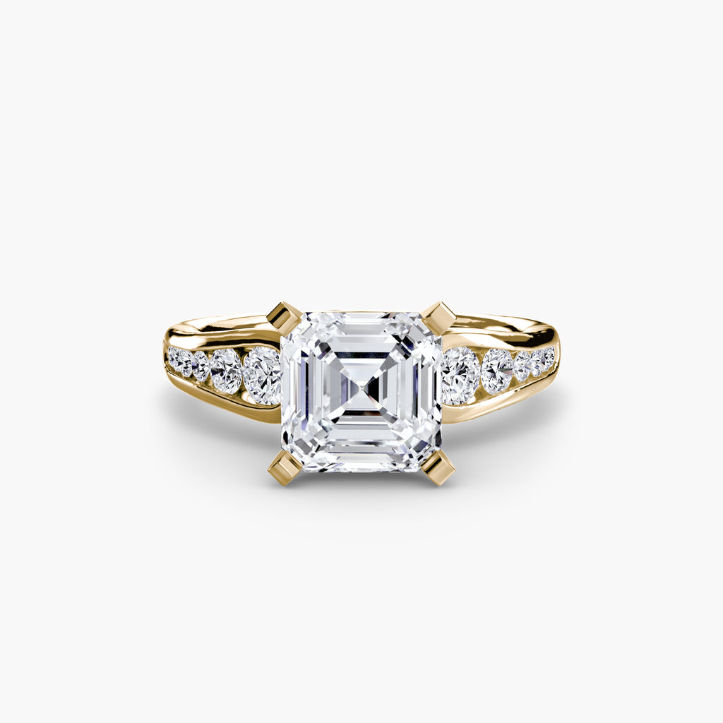 Channel-Set Diamond Engagement Ring – The Valentina