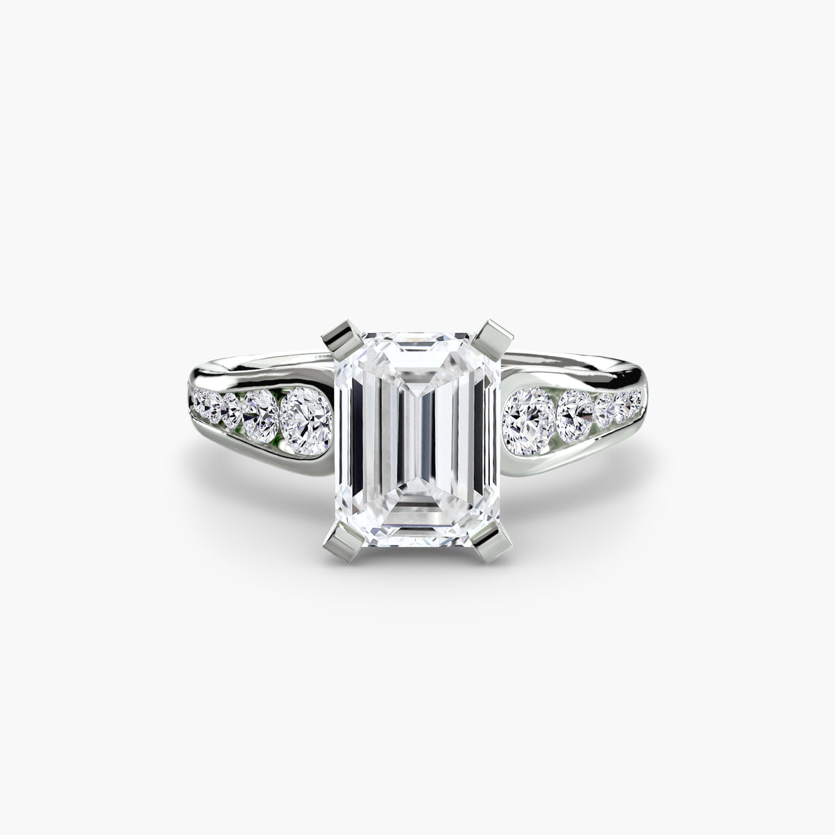 Channel-Set Diamond Engagement Ring – The Valentina