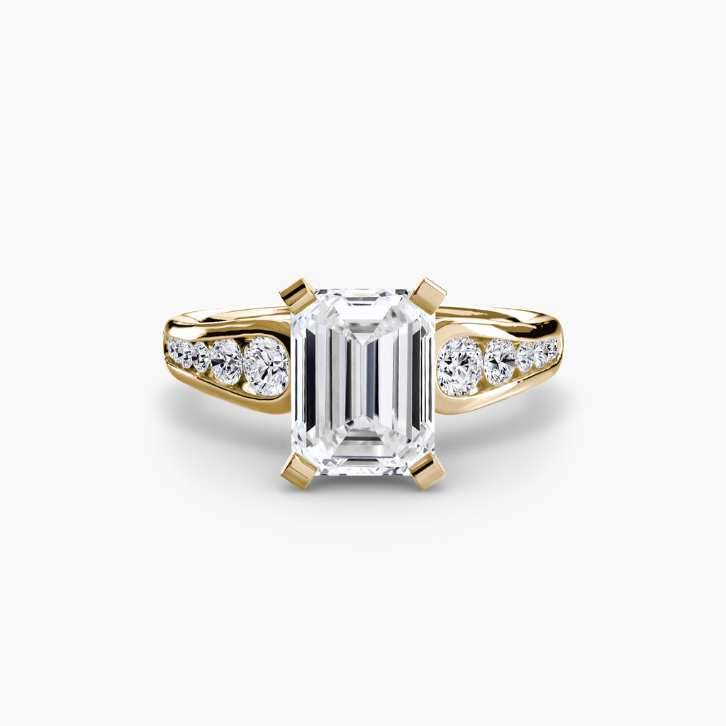 Channel-Set Diamond Engagement Ring – The Valentina