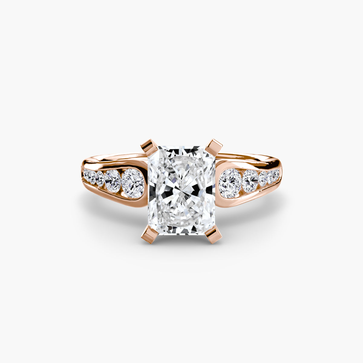 Channel-Set Diamond Engagement Ring – The Valentina