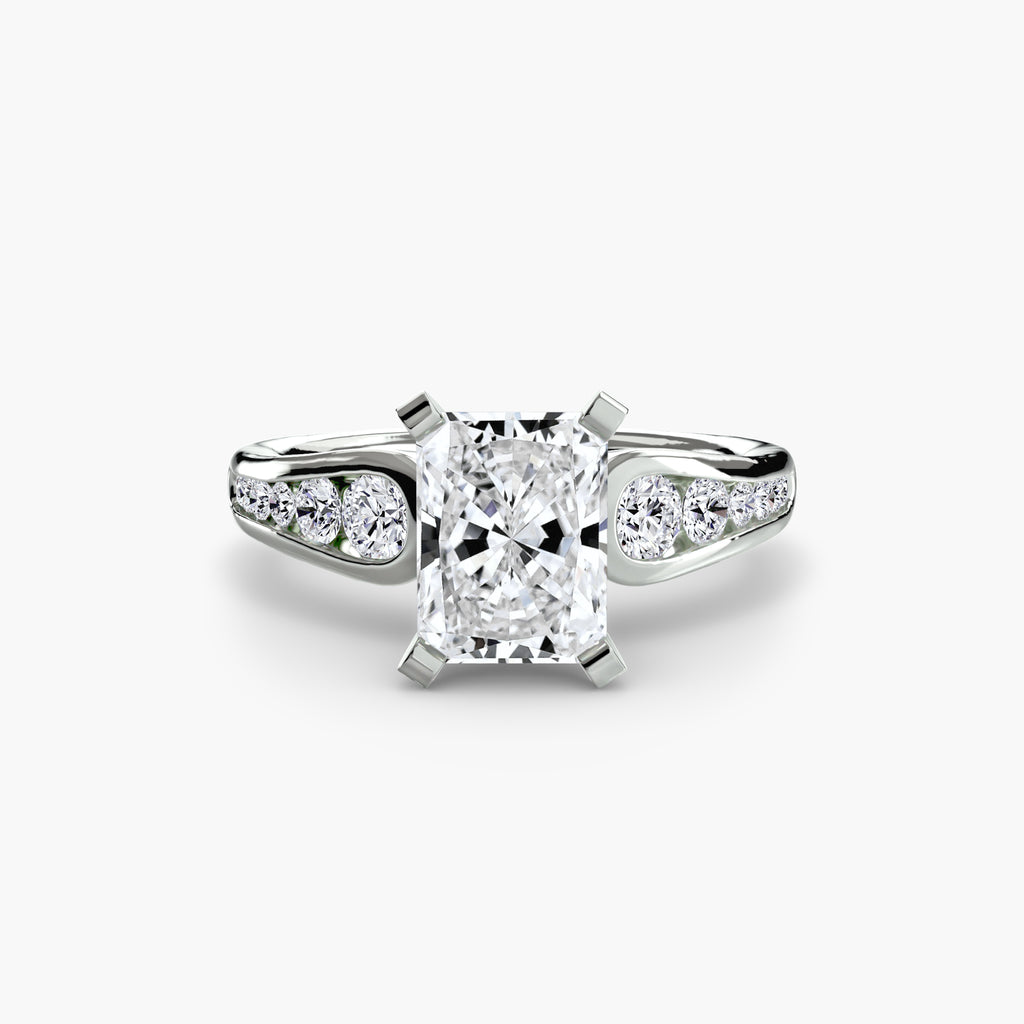 Channel-Set Diamond Engagement Ring – The Valentina