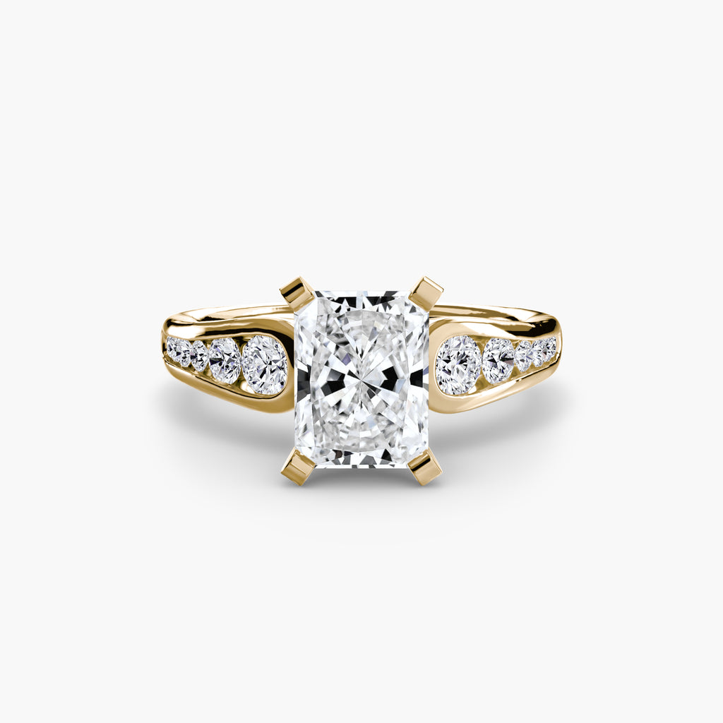 Channel-Set Diamond Engagement Ring – The Valentina