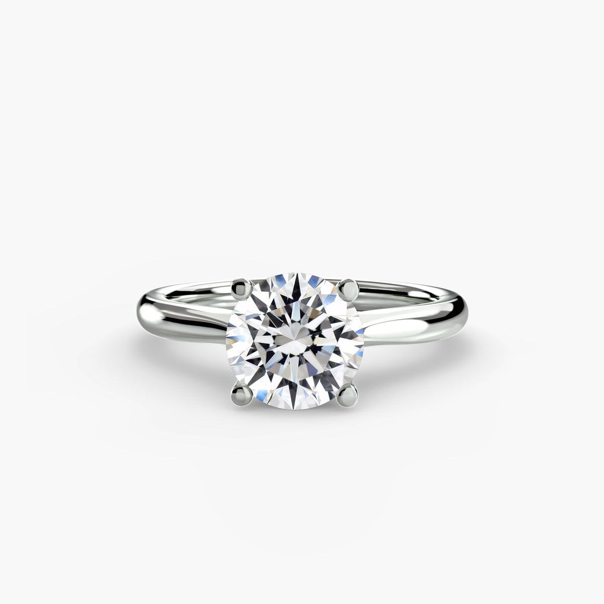Cathedral Solitaire Engagement Ring – The Lisette