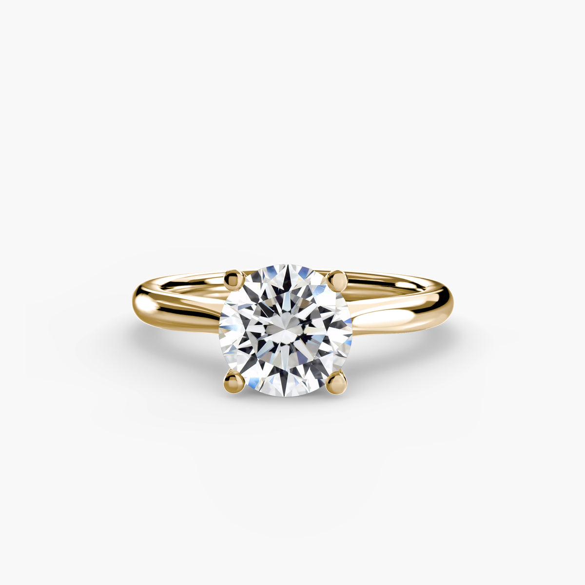 Cathedral Solitaire Engagement Ring – The Lisette