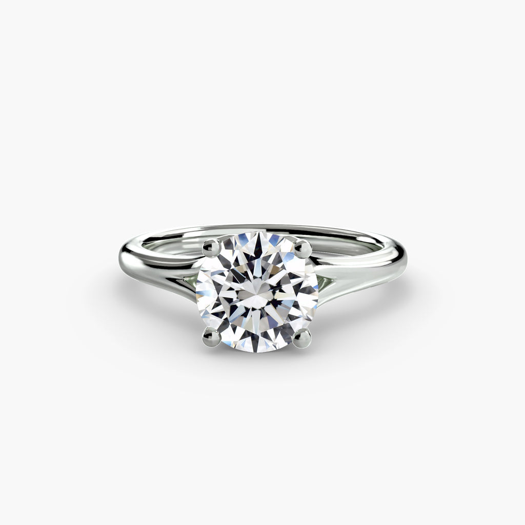 Trellis solitaire engagement ring – The Giselle