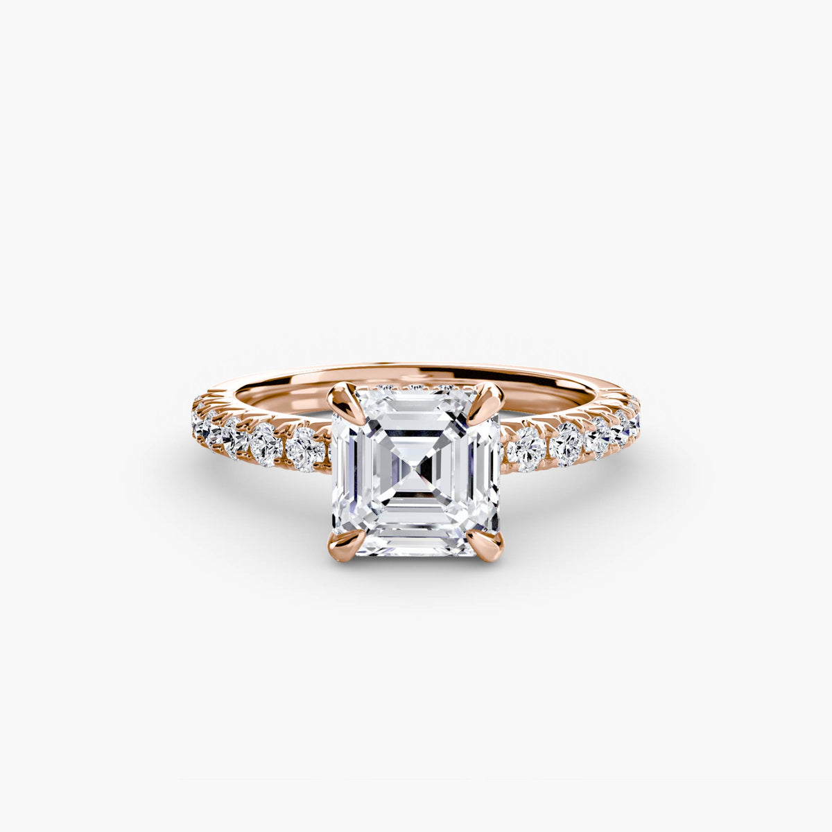 Hidden Halo Pavé Engagement Ring – The Éliane