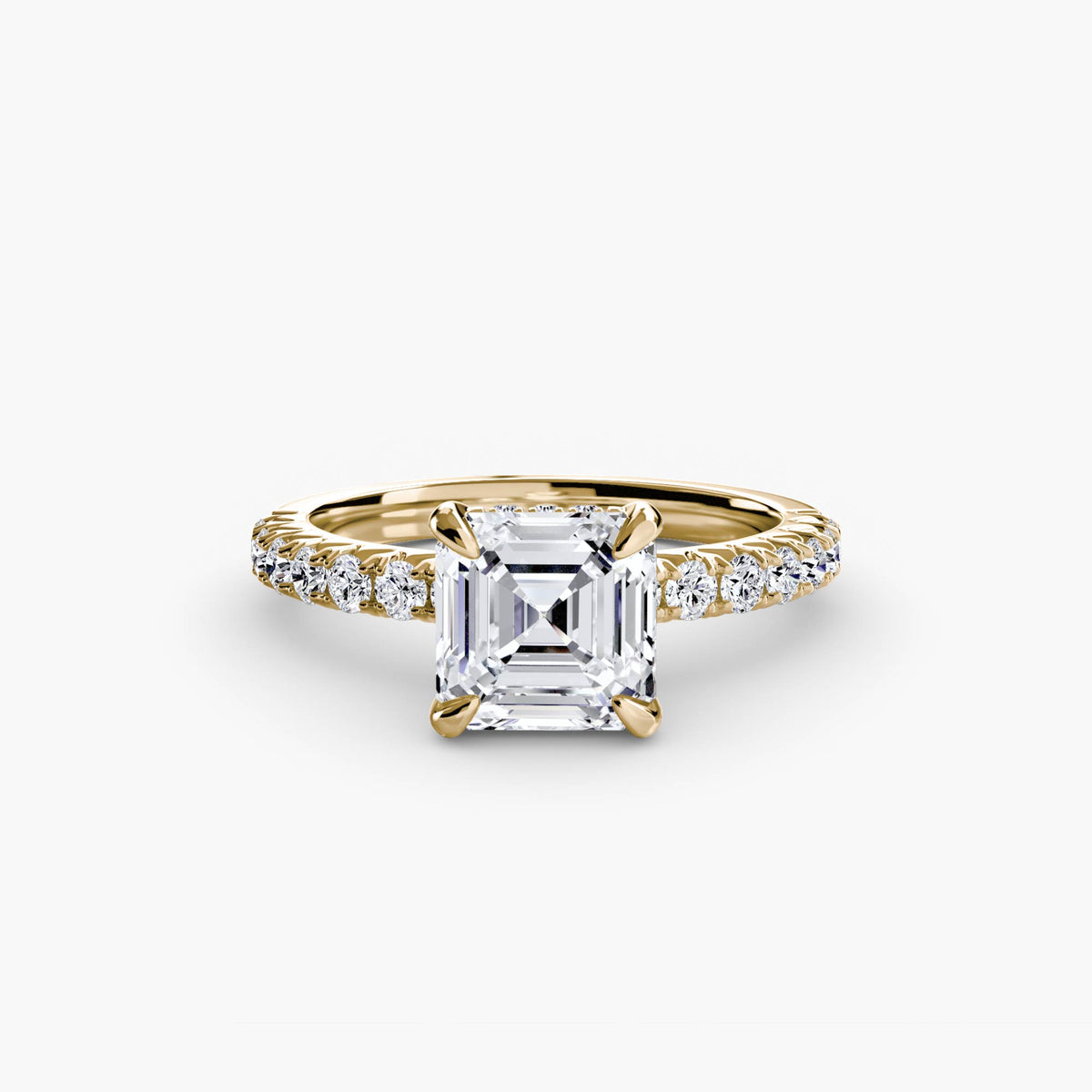 Hidden Halo Pavé Engagement Ring – The Éliane