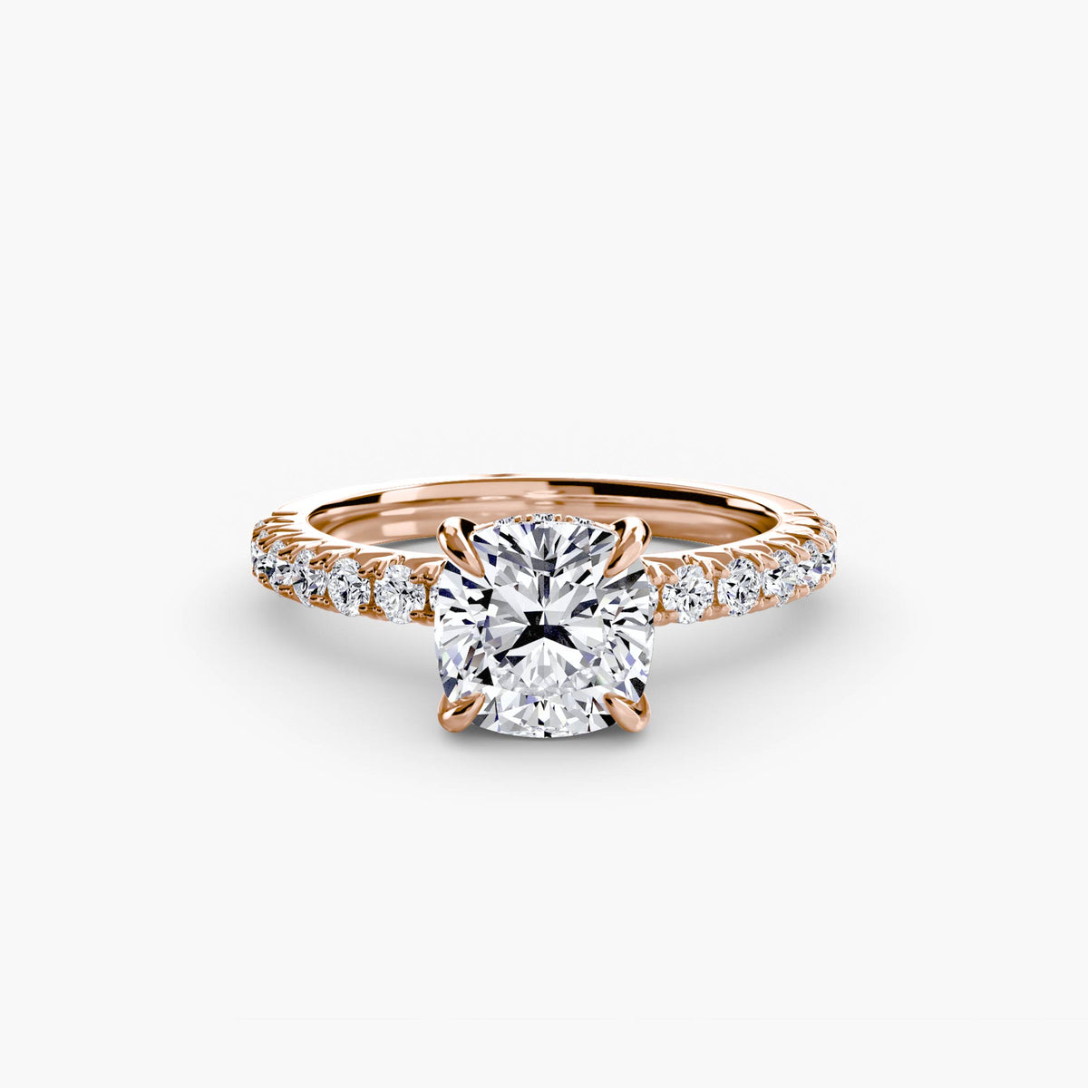 Hidden Halo Pavé Engagement Ring – The Éliane