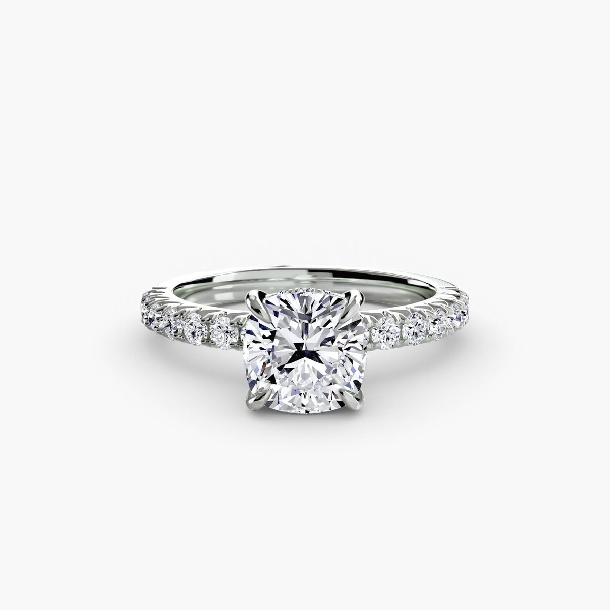 Hidden Halo Pavé Engagement Ring – The Éliane