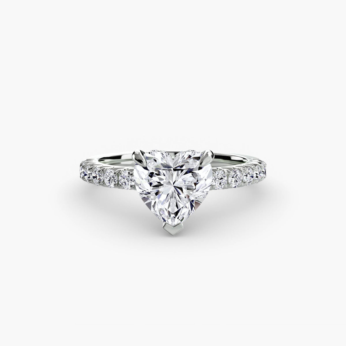 Hidden Halo Pavé Engagement Ring – The Éliane