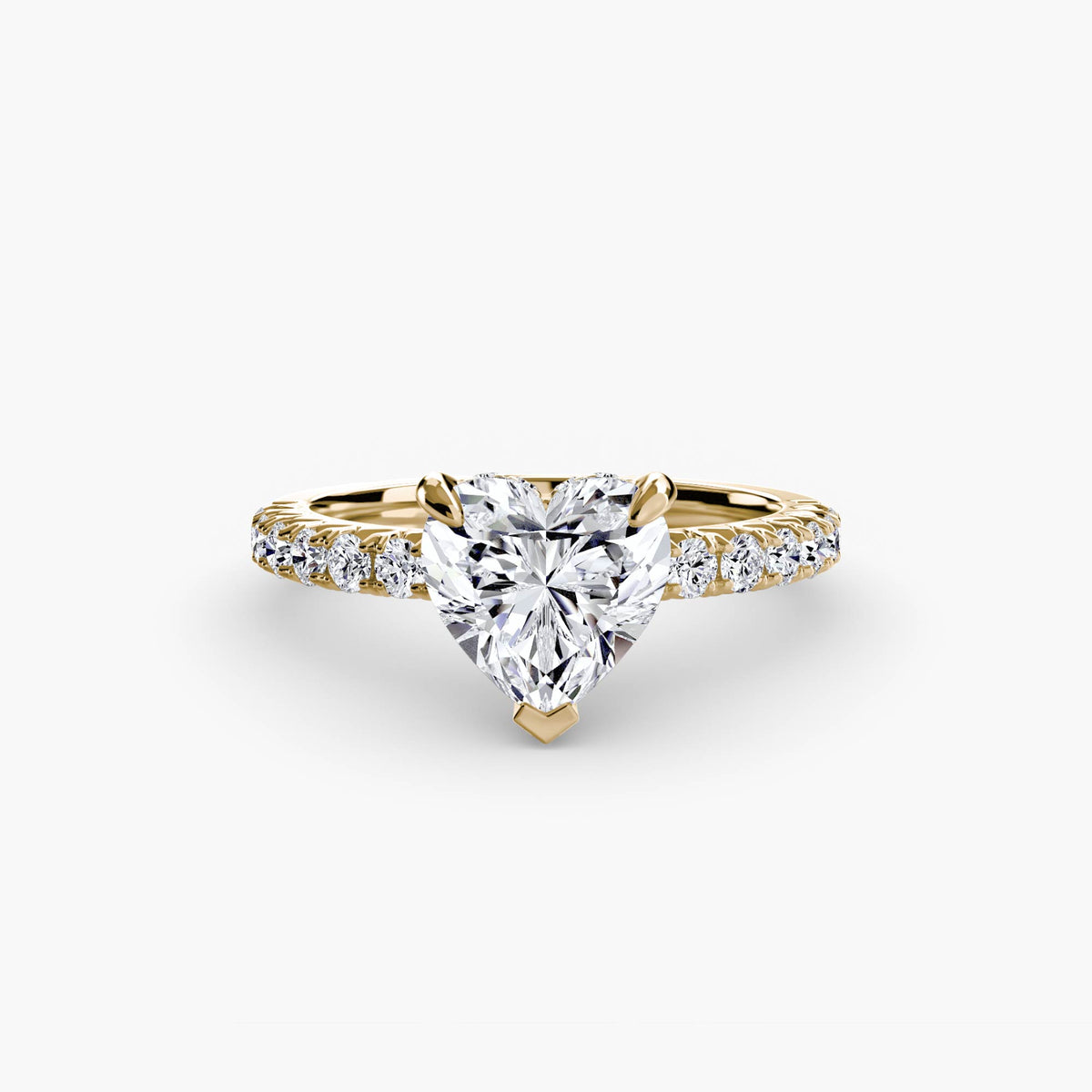 Hidden Halo Pavé Engagement Ring – The Éliane