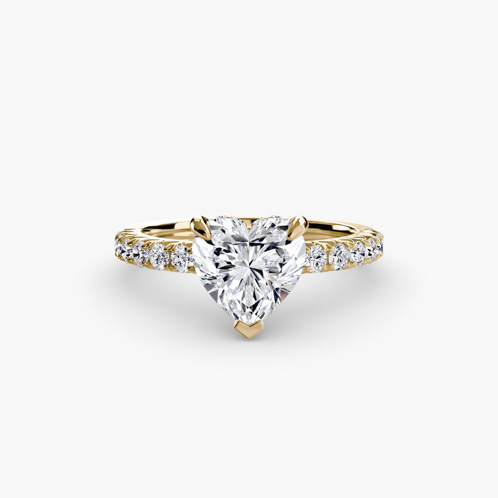 Hidden Halo Pavé Engagement Ring – The Éliane