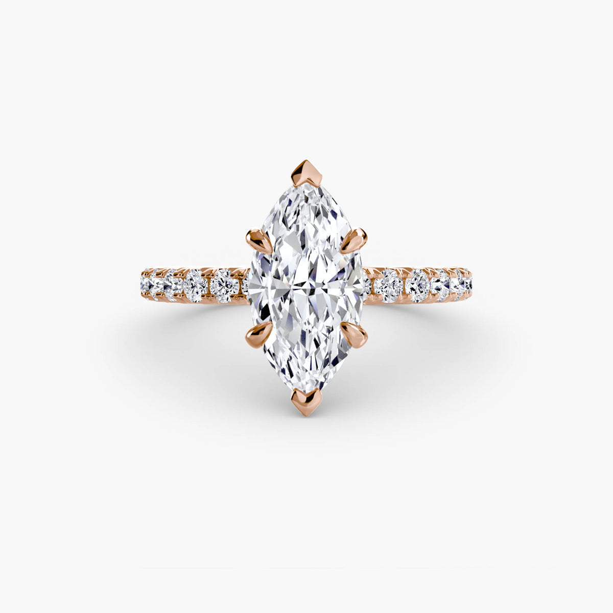 Hidden Halo Pavé Engagement Ring – The Éliane