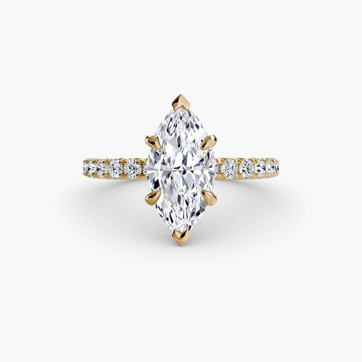 Hidden Halo Pavé Engagement Ring – The Éliane