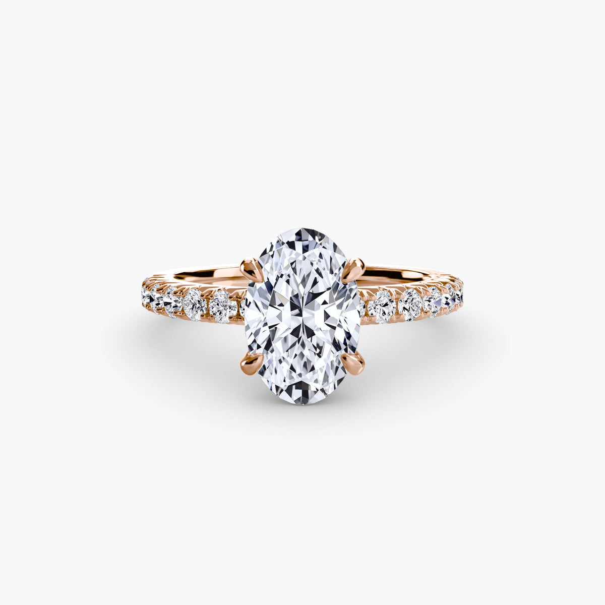 Hidden Halo Pavé Engagement Ring – The Éliane