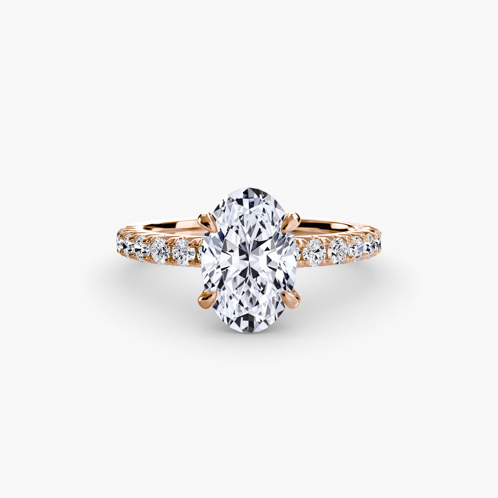 Hidden Halo Pavé Engagement Ring – The Éliane