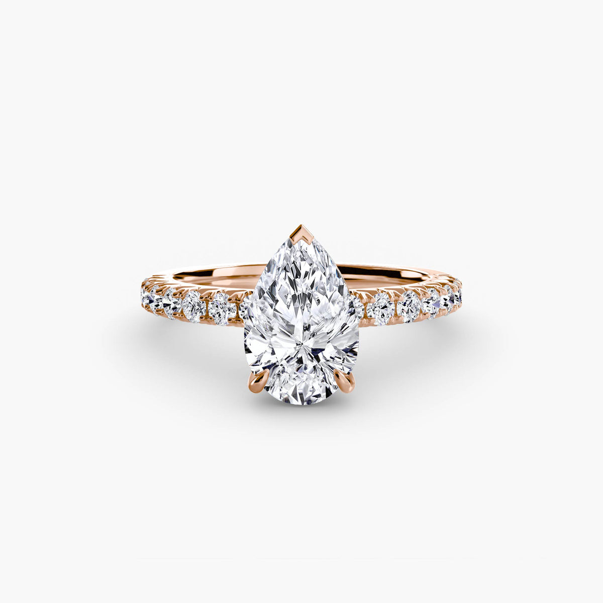 Hidden Halo Pavé Engagement Ring – The Éliane