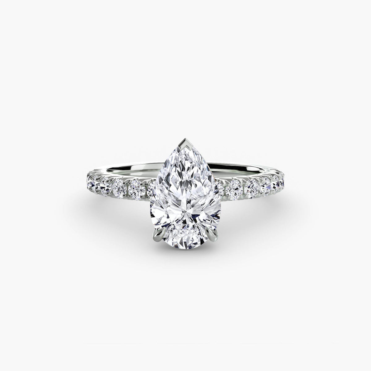 Hidden Halo Pavé Engagement Ring – The Éliane