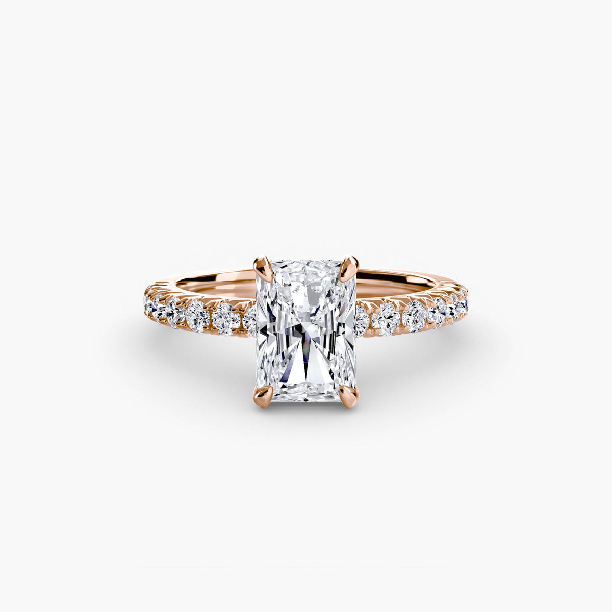 Hidden Halo Pavé Engagement Ring – The Éliane