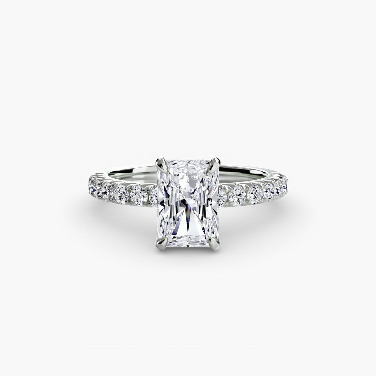 Hidden Halo Pavé Engagement Ring – The Éliane