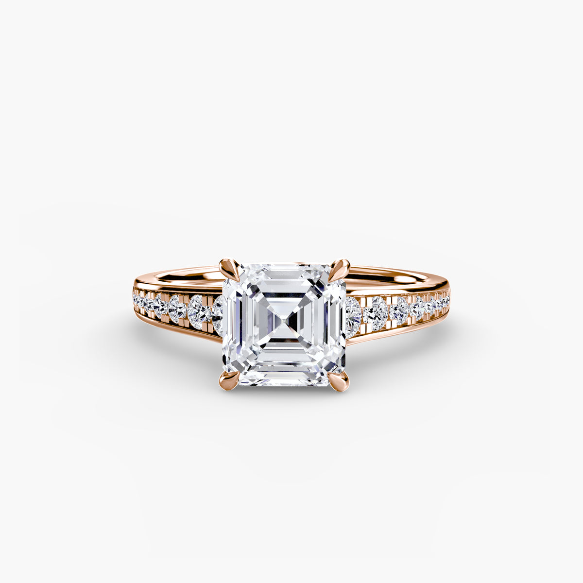 Channel-Set Solitaire Engagement Ring – The Madeleine