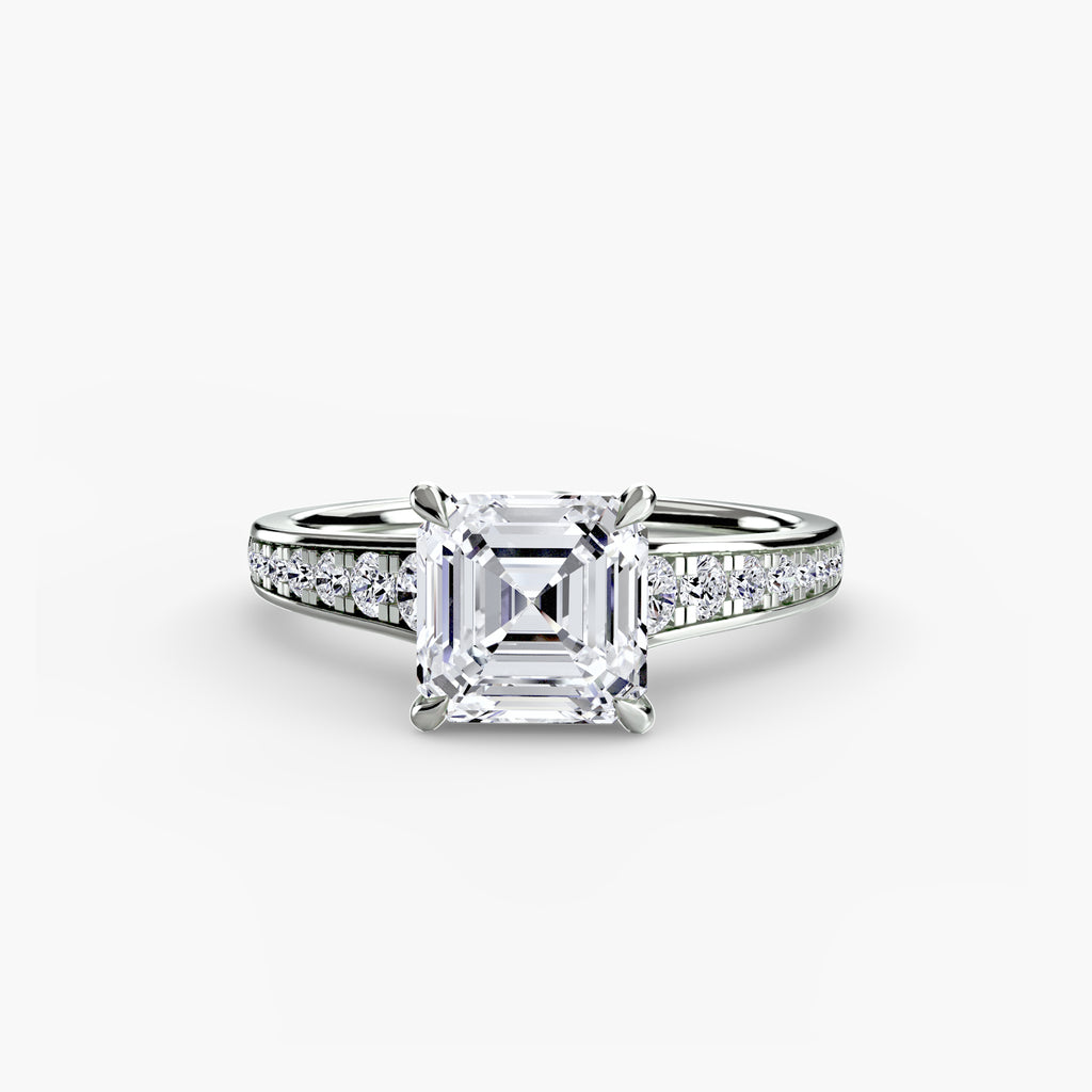 Channel-Set Solitaire Engagement Ring – The Madeleine