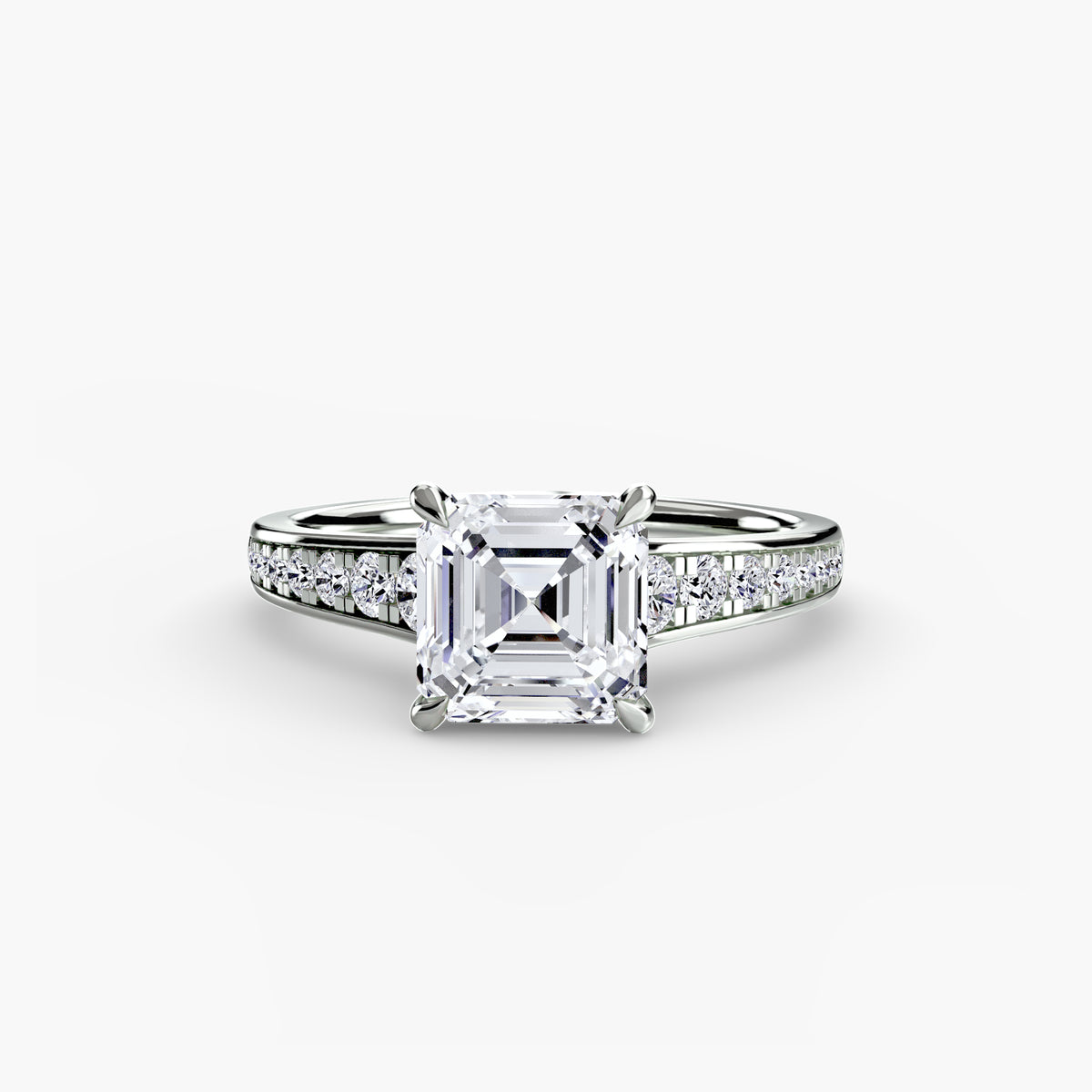 Channel-Set Solitaire Engagement Ring – The Madeleine