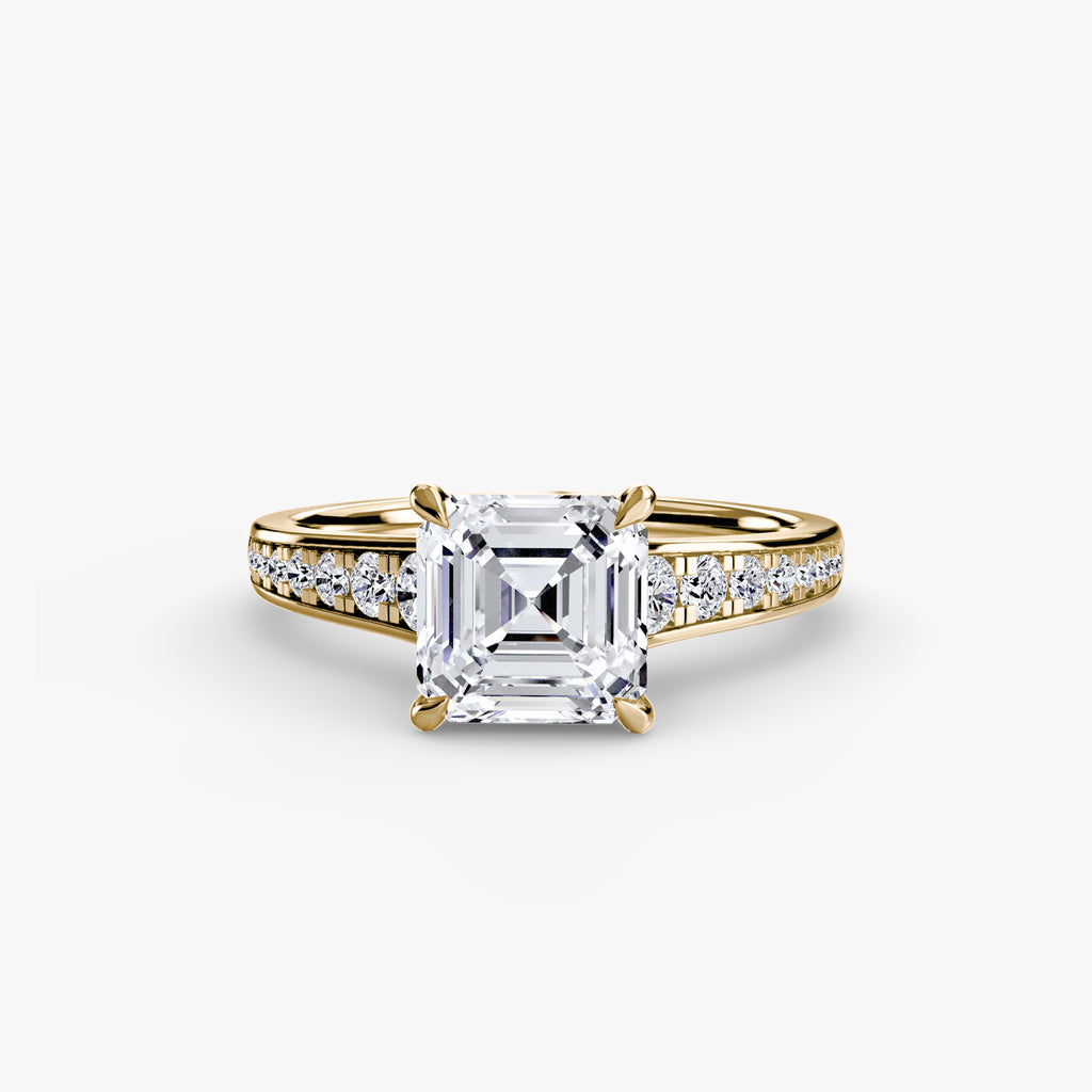 Channel-Set Solitaire Engagement Ring – The Madeleine
