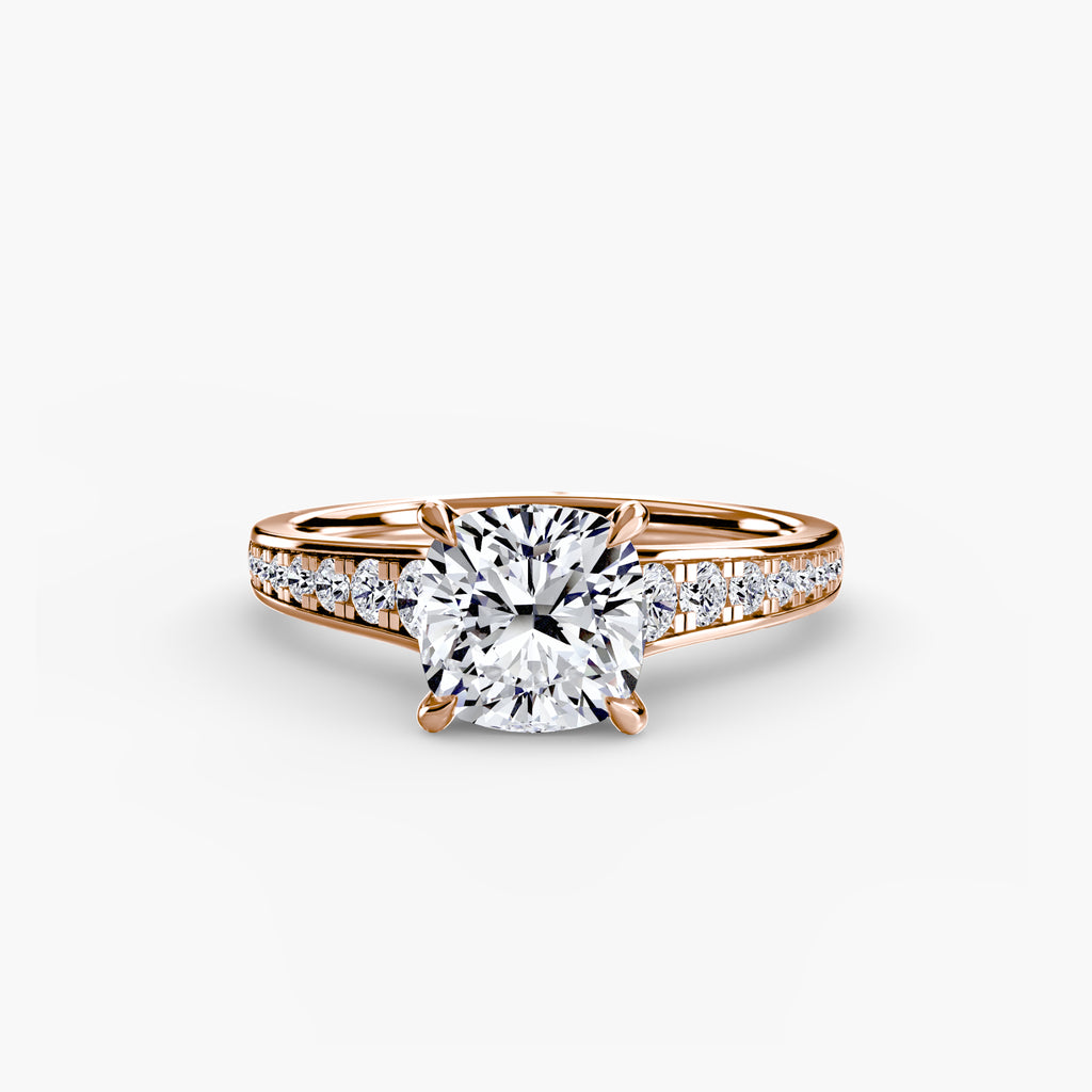 Channel-Set Solitaire Engagement Ring – The Madeleine