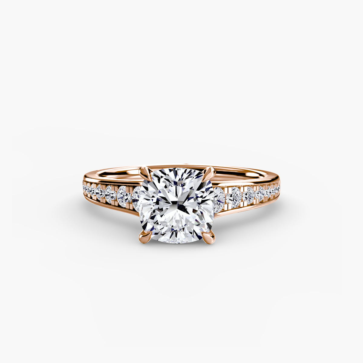 Channel-Set Solitaire Engagement Ring – The Madeleine