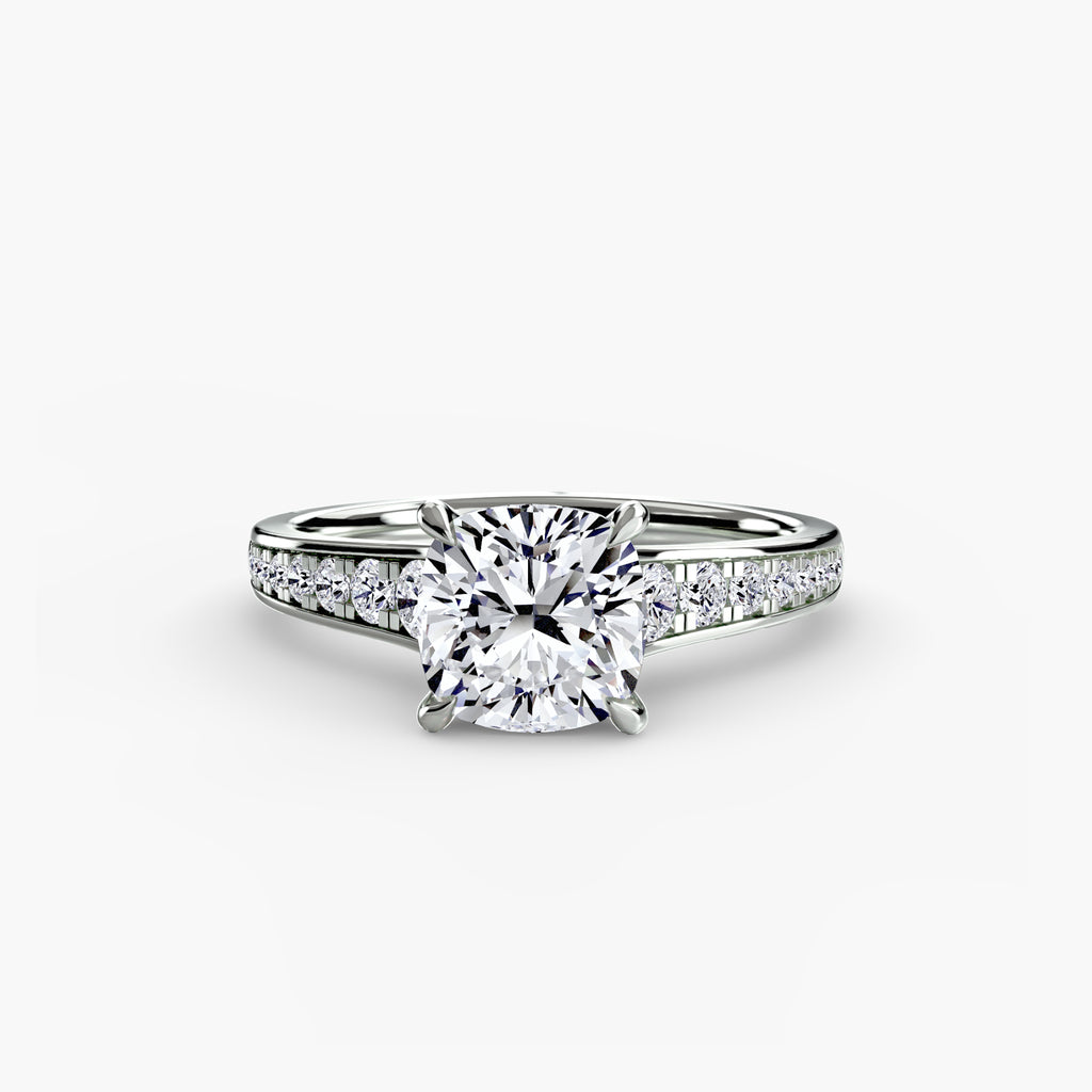 Channel-Set Solitaire Engagement Ring – The Madeleine