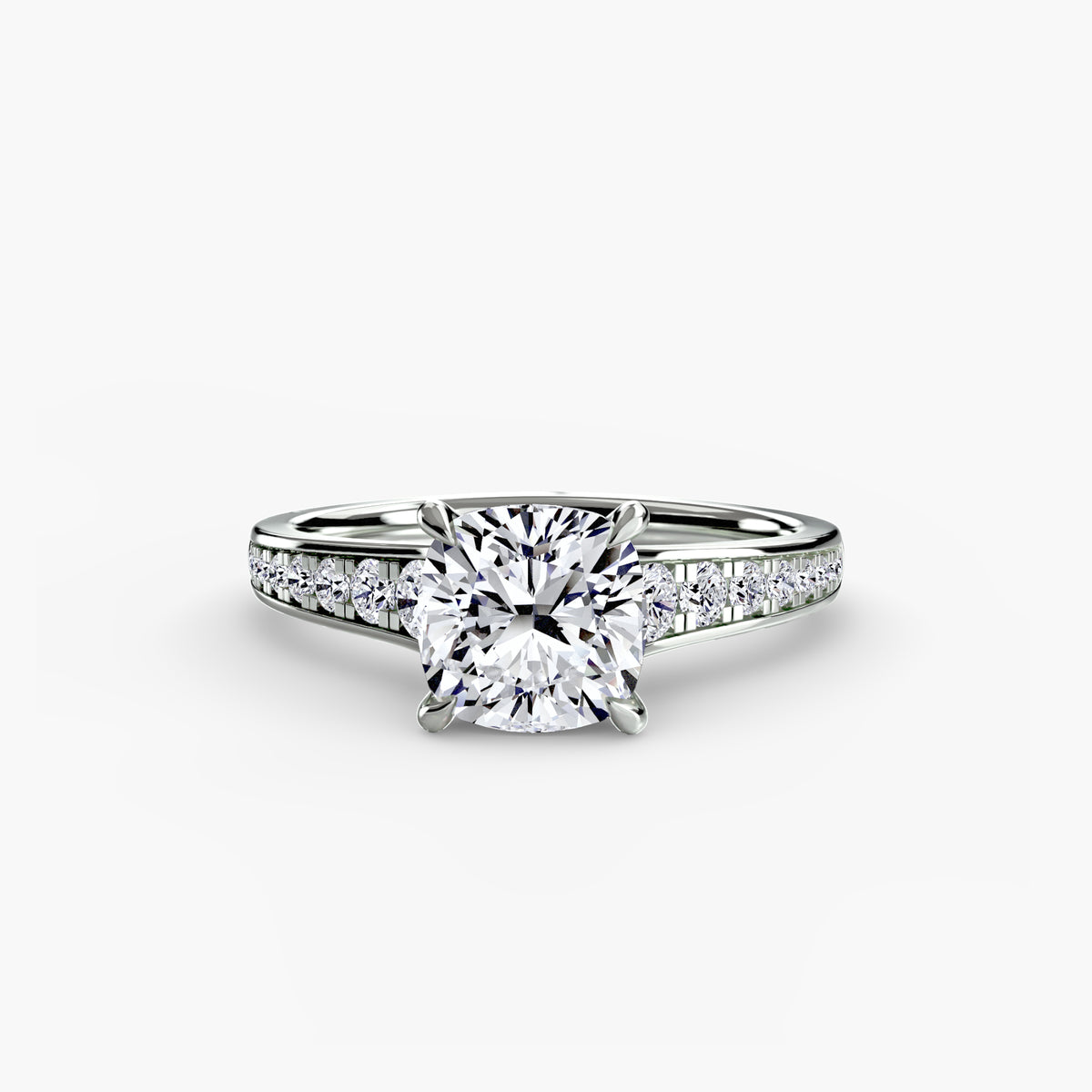 Channel-Set Solitaire Engagement Ring – The Madeleine
