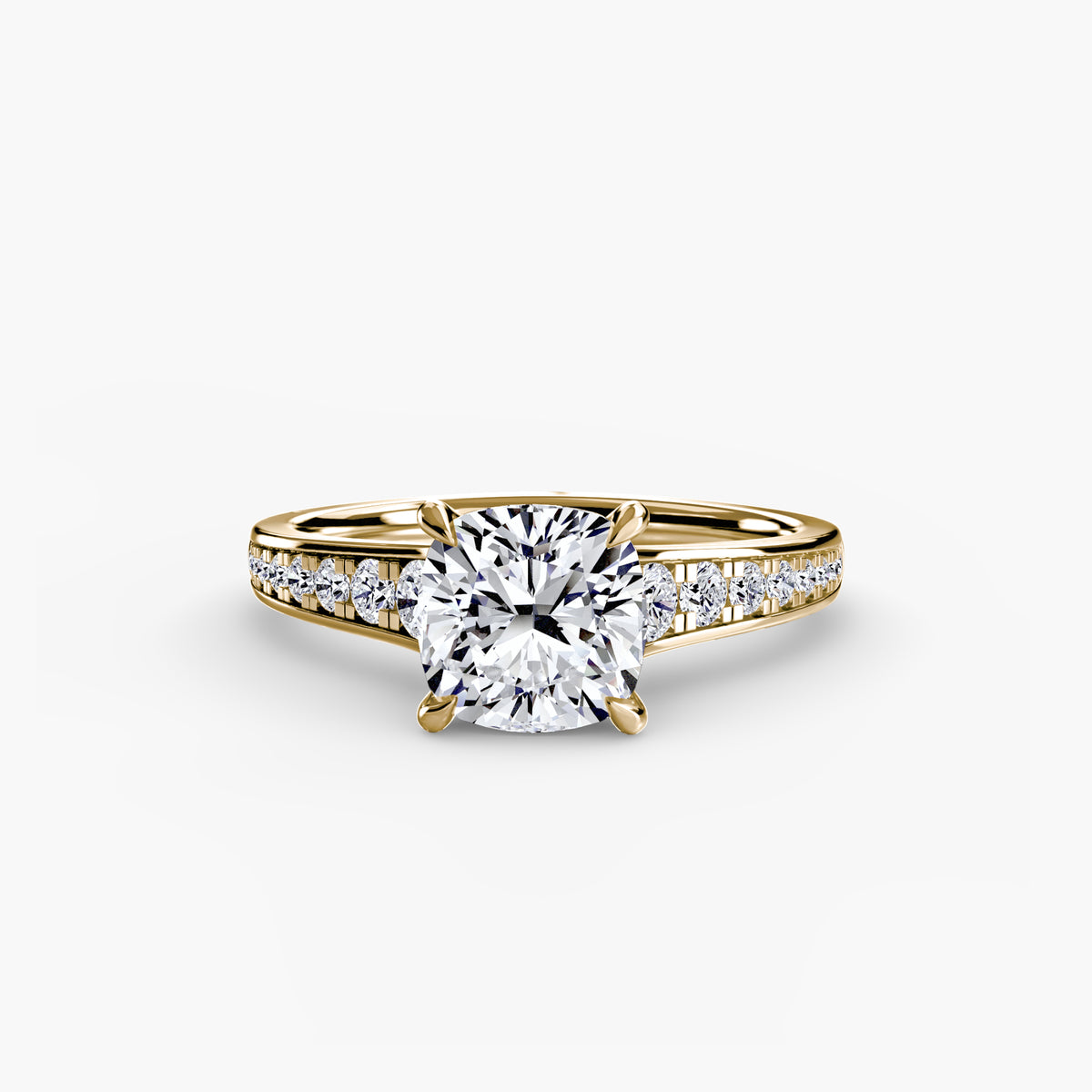 Channel-Set Solitaire Engagement Ring – The Madeleine