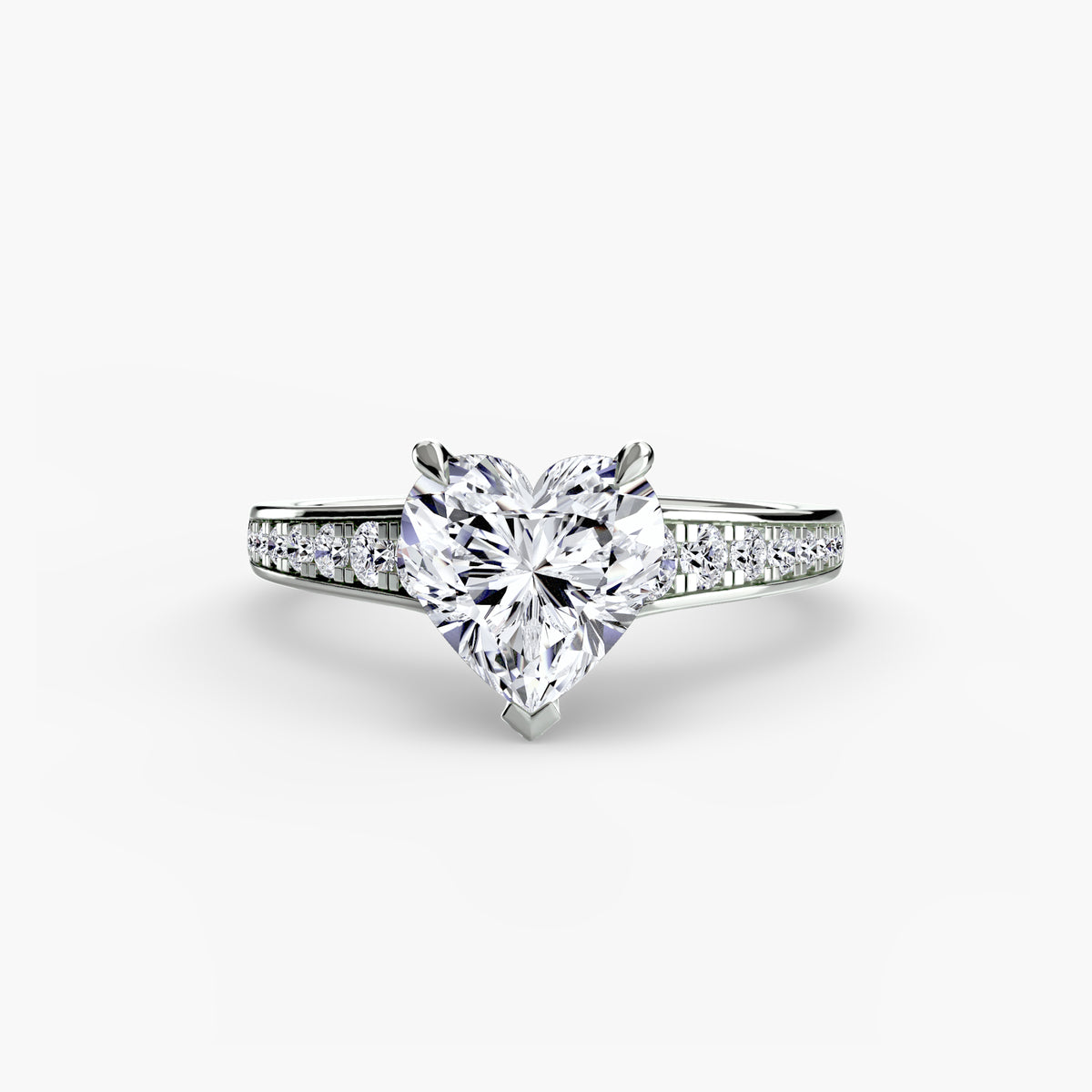 Channel-Set Solitaire Engagement Ring – The Madeleine