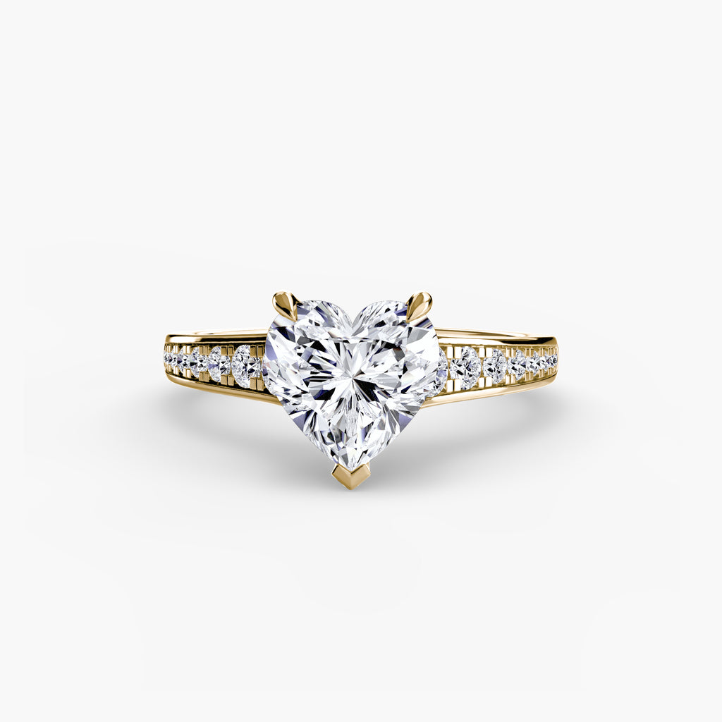 Channel-Set Solitaire Engagement Ring – The Madeleine