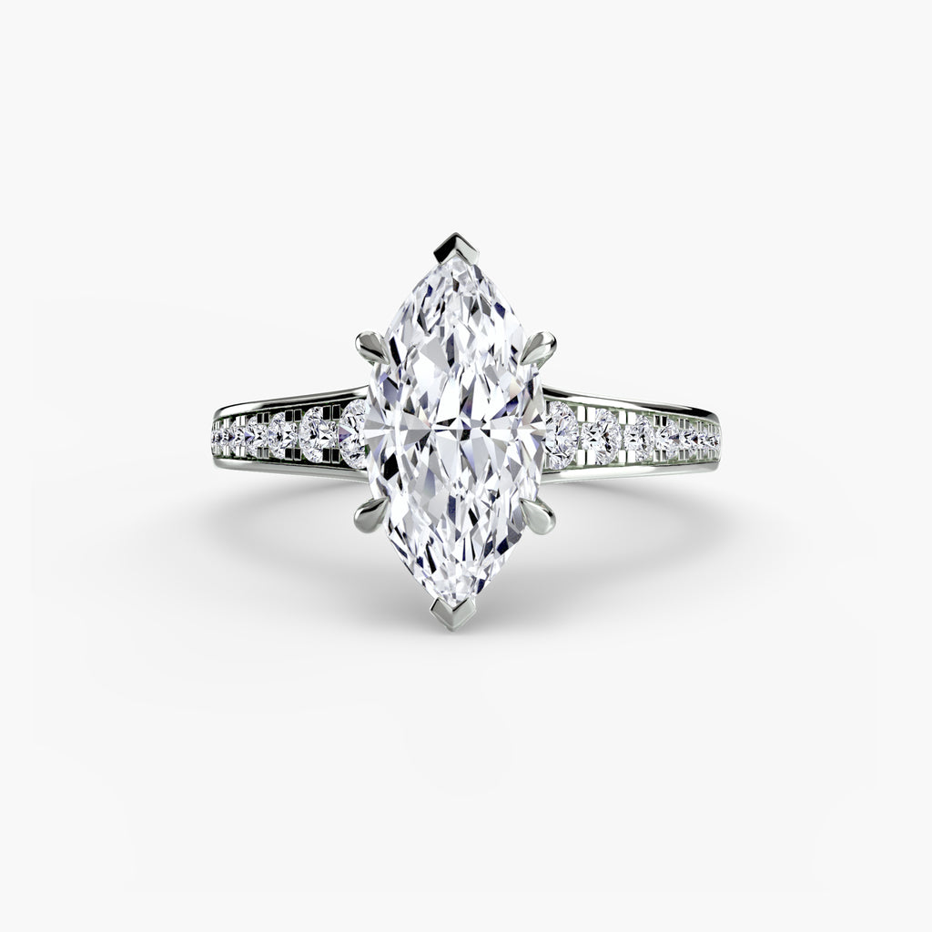 Channel-Set Solitaire Engagement Ring – The Madeleine