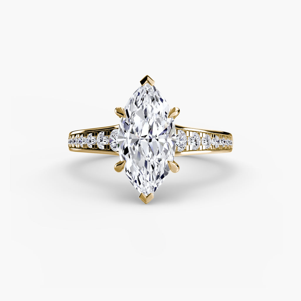 Channel-Set Solitaire Engagement Ring – The Madeleine