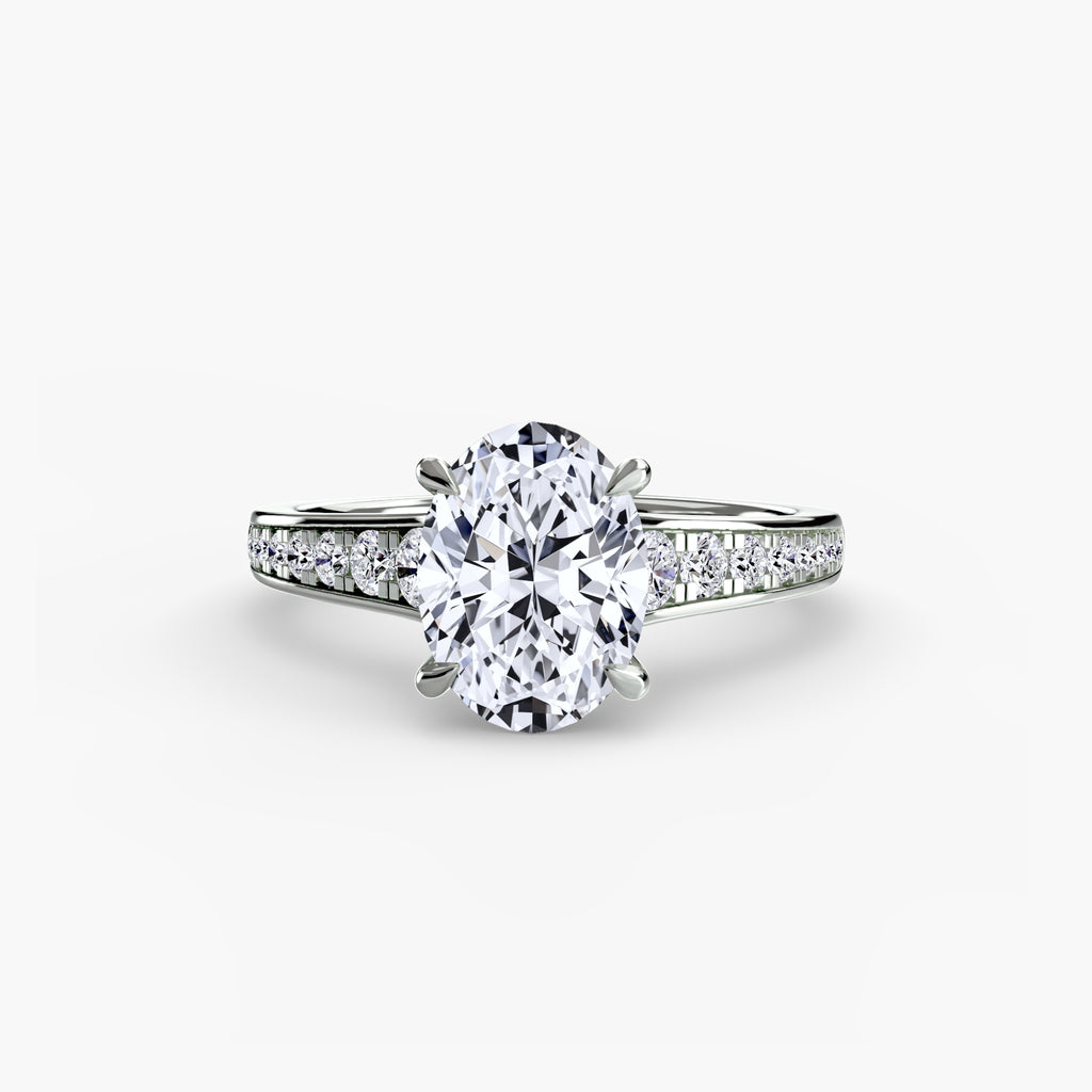 Channel-Set Solitaire Engagement Ring – The Madeleine