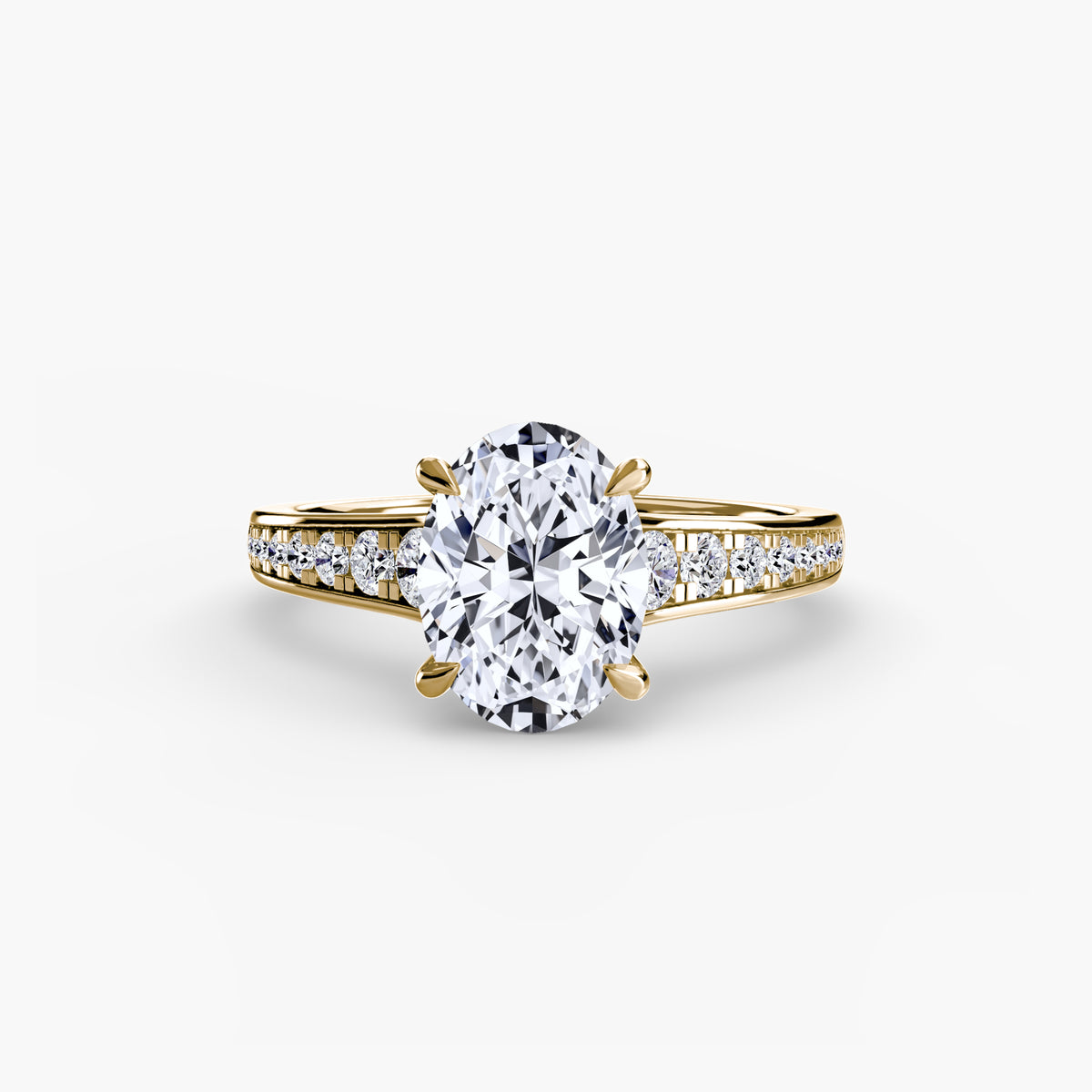 Channel-Set Solitaire Engagement Ring – The Madeleine