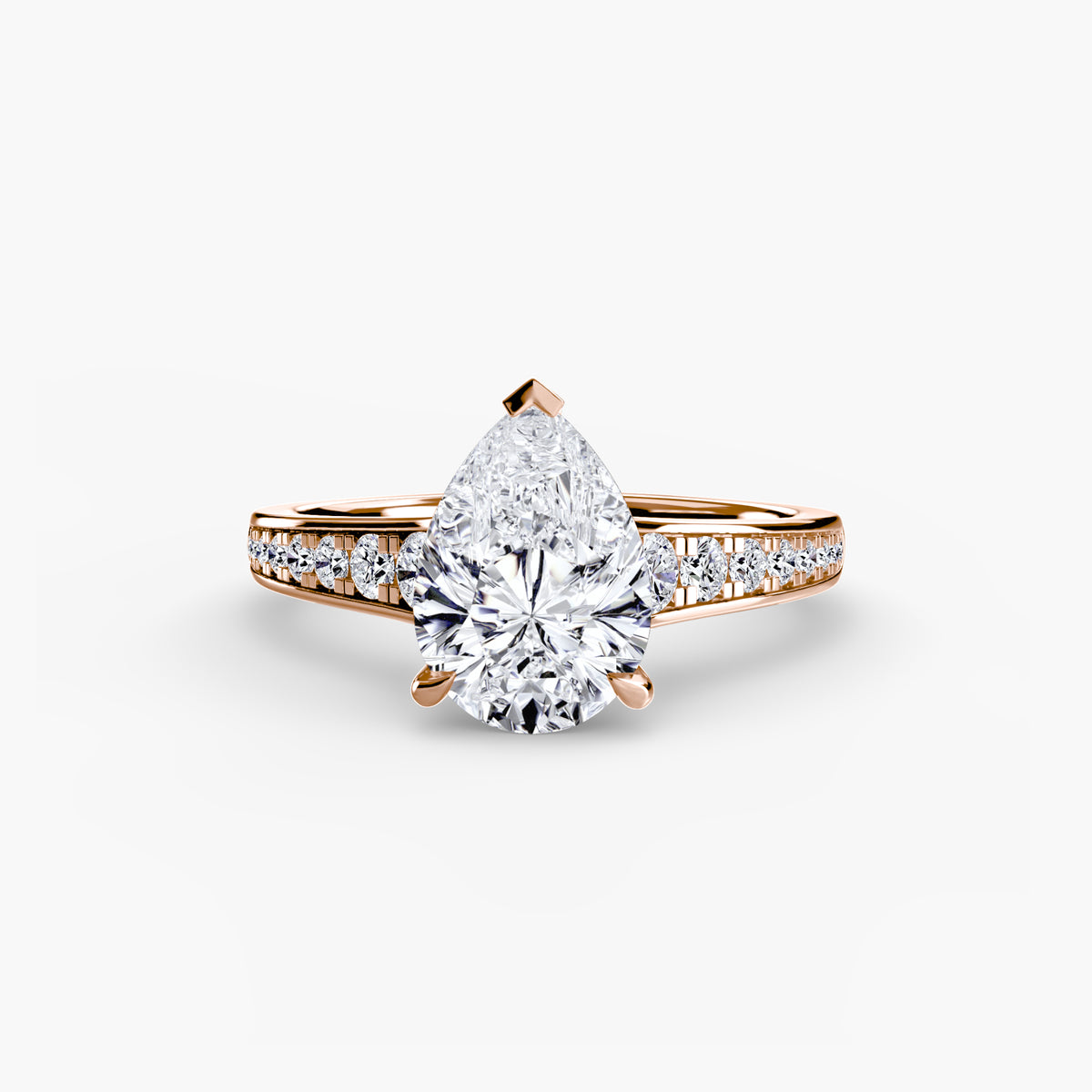 Channel-Set Solitaire Engagement Ring – The Madeleine