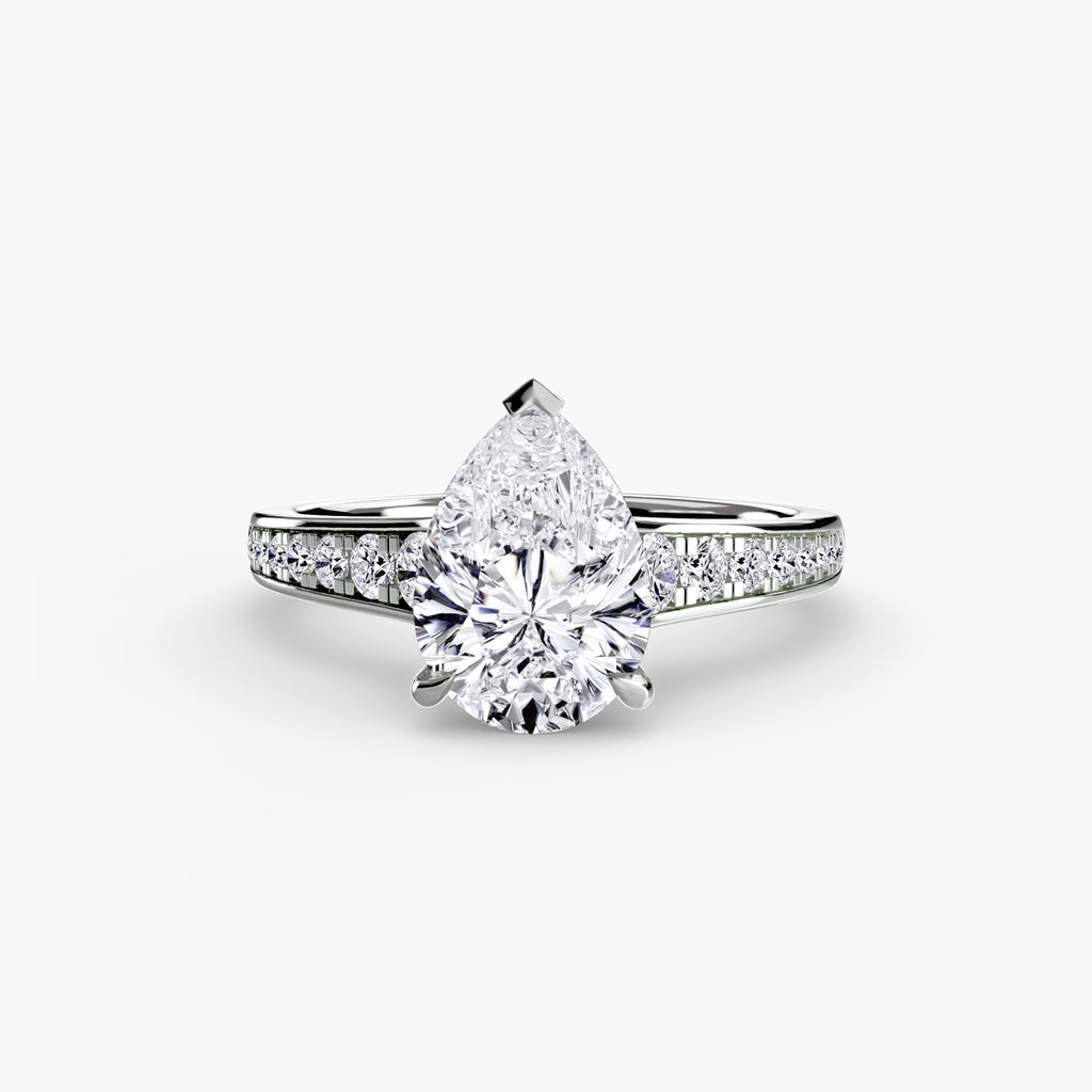 Channel-Set Solitaire Engagement Ring – The Madeleine