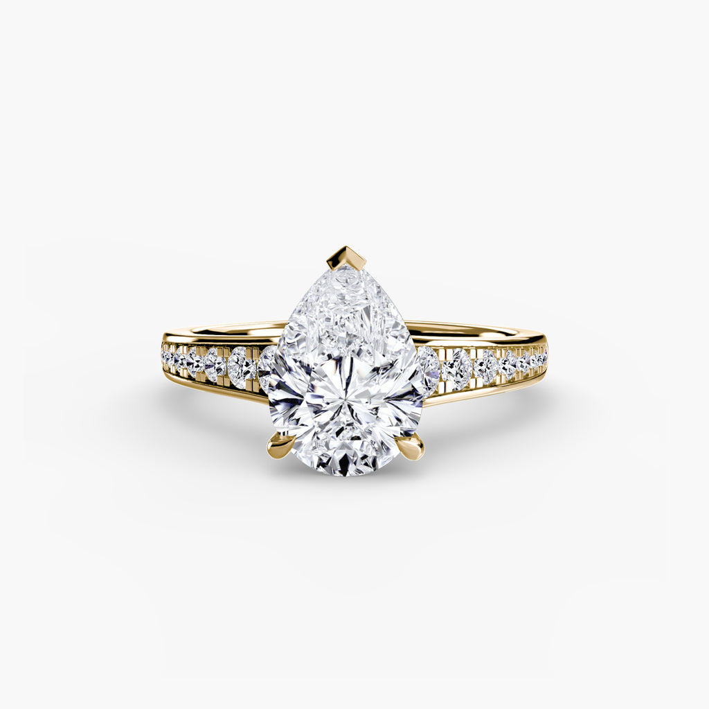 Channel-Set Solitaire Engagement Ring – The Madeleine