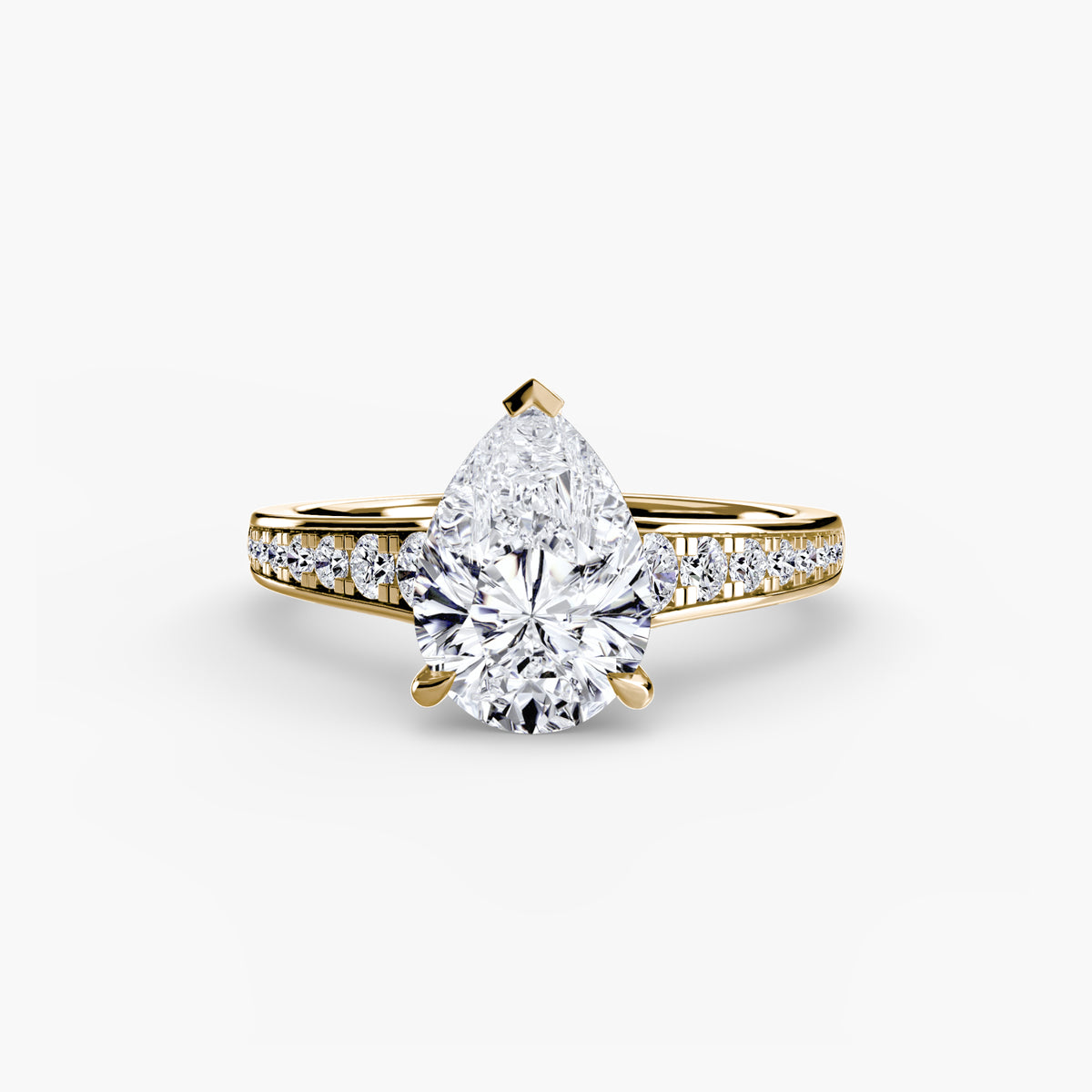 Channel-Set Solitaire Engagement Ring – The Madeleine