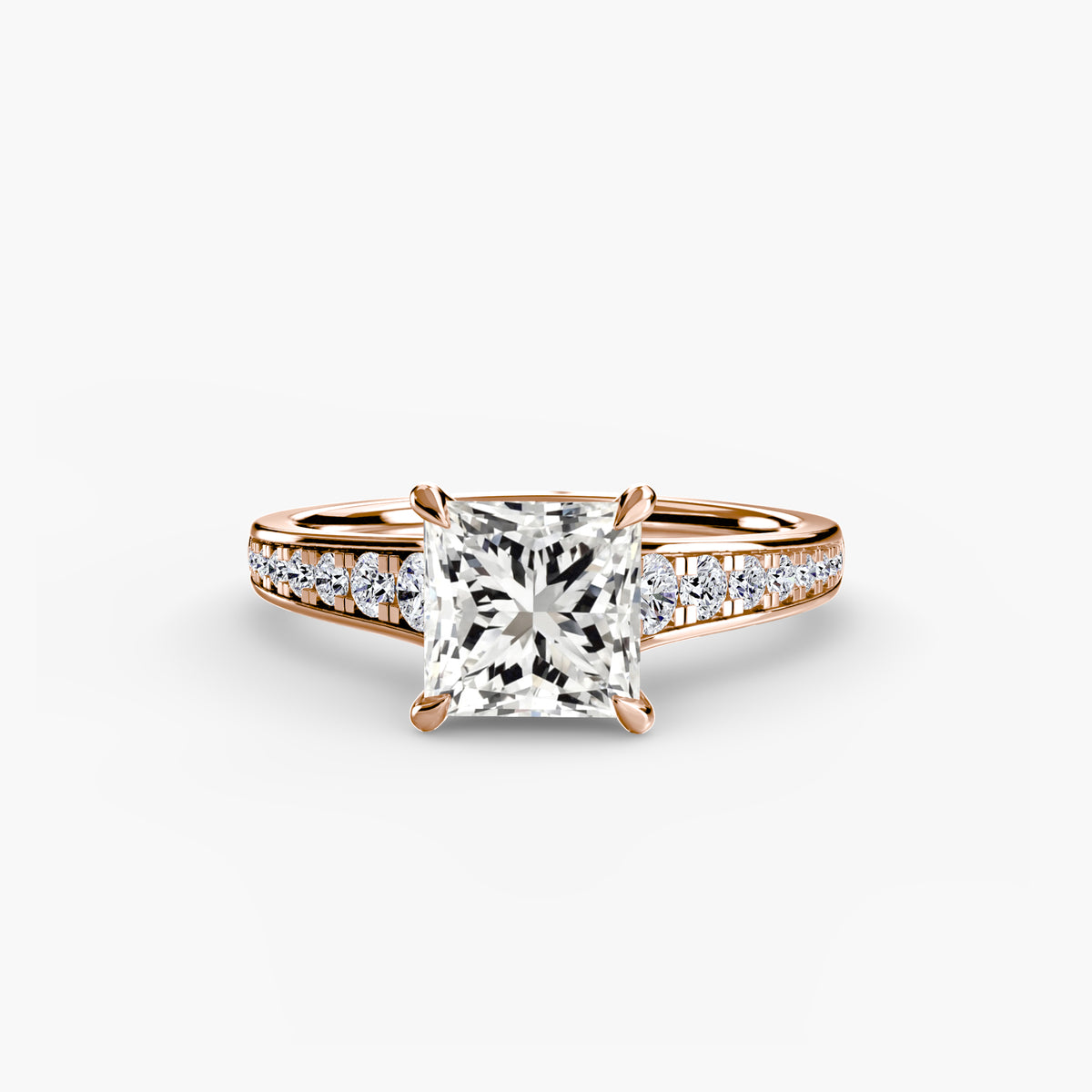 Channel-Set Solitaire Engagement Ring – The Madeleine